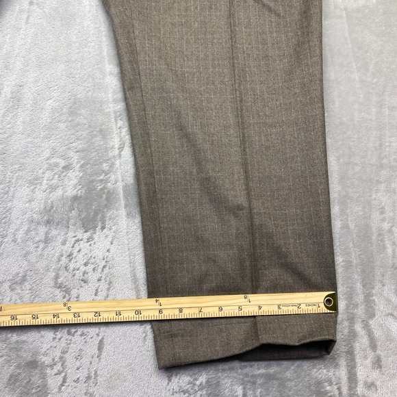 Zanella Bennett Vitale Barberis Canonico Wool Trouser Men Sz 40 Italy Super 120s - Picture 9 of 10
